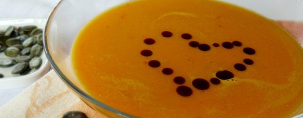 Kartoffel-Kürbis- Cremesuppe